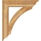 Ekena Millwork Thorton Traditional Rough Sawn Bracket w/ Offset Brace, Western Red Cedar, 8"W x 34"D x 38"H BKT0806X34X38THR01RWR - alternate 4